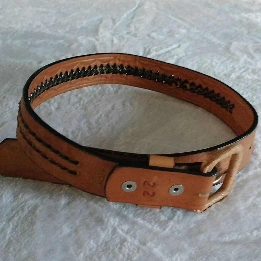 Leather belt